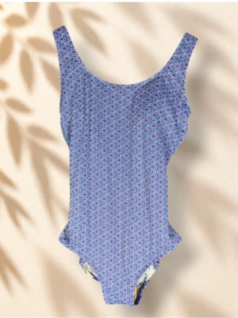 L.L. Bean Geometric One-Piece Swimsuit